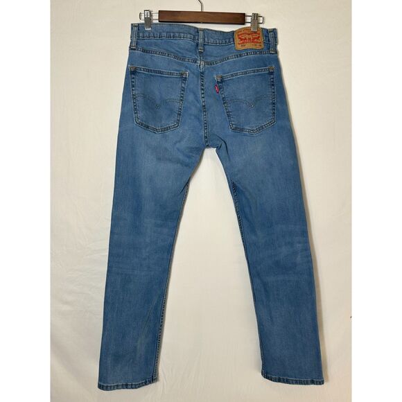 Levi's Men's Classic Slim Straight 513 Blue Jeans Size 32X31 - Picture 3 of 5